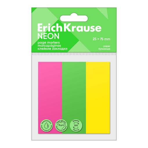 Picture of EK PAGE MARKER NEON 25X75MM